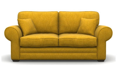 Heart of House Chedworth 2 Seater Fabric Sofa Bed - Mustard
